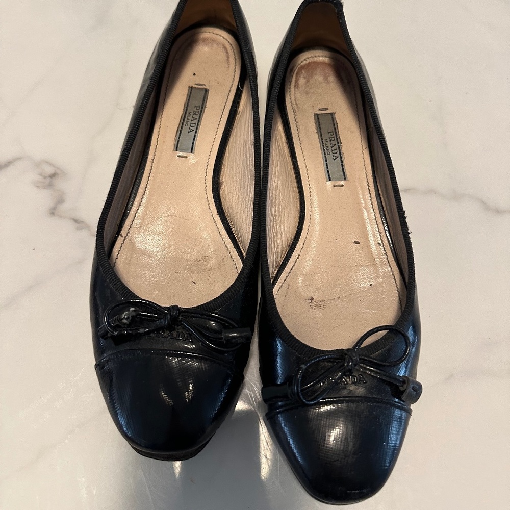 Prada ballerina flats